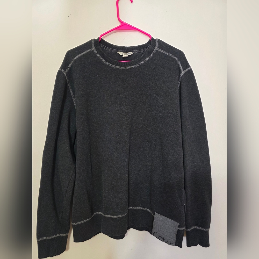 Calvin Klein Gray Sweatshirt